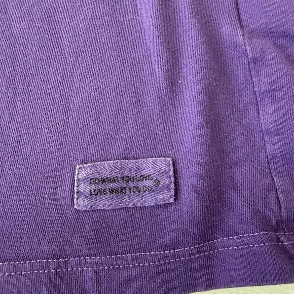 Life is Good Women Short Sleeve Crusher Tee More Love More Purple XL E39 - Picture 6 of 7